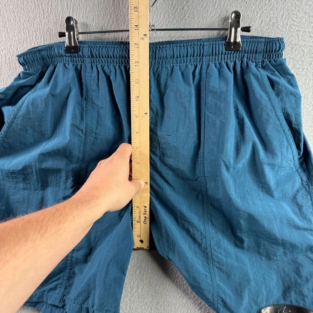 Vintage Rusty Shorts Mens Small Blue Swim Trunks Surf Beach 90s 100% Nylon